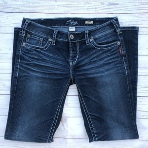 Silver Jeans Aiko Striaght Leg, Size 31